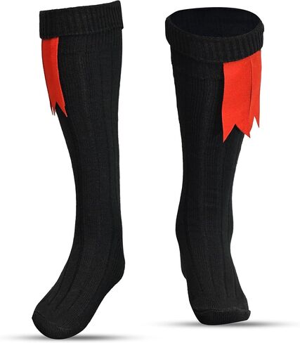 Highland Scottish Wool Blend Kilt Hose for Men Ribbed Socks for USA Shoe Sizes in Kuwait