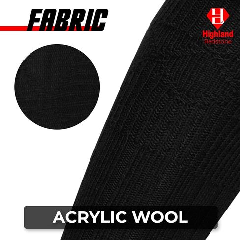 Highland Scottish Wool Blend Kilt Hose for Men Ribbed Socks for USA Shoe Sizes in Kuwait