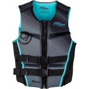 O'Brien Womens Flex V-Back LTD Life Jacket - US Coast Guard Approved Level 70 Buoyancy - Water Sports Activity Including Boating, Paddle, Skiing, Surfing & Swimming