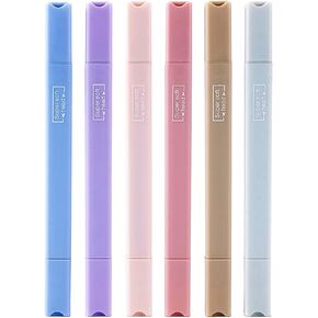 12Pcs Bible Highlighters, Assorted Colors Pens No Bleed, Pastel highlighters Quick Dry, Aesthetic Cute Markers, for Bible Journaling Accessories School Supplies and Office (Macaron)