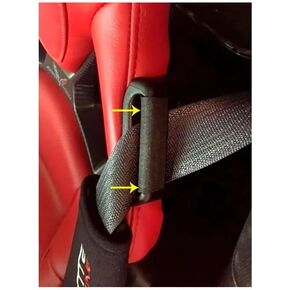 SR1 Performance C7 & C8 Corvette Seat Belt Guide Anti-Belt Pop Guards - Must Have Accessory : Black for 2014-2024 Corvettes