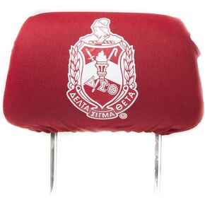 Delta Sigma Theta Red CAR SEAT Headrest Cover