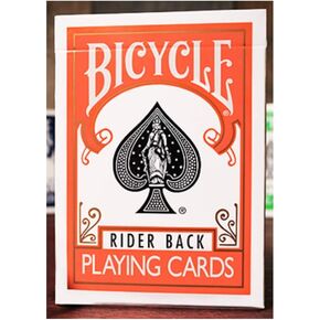 MMS Cards Bicycle Orange Back USPCC Trick