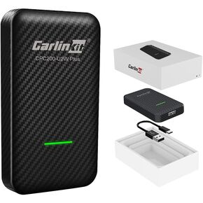 Wireless CarPlay Adapter Latest CarlinKit 3.0 Support Siri/GPS/Music/Auto Connection/Online Upgrade/Customizable. 5.8GHz Transmission Rate Converts Wired to Wireless in Seconds in Kuwait