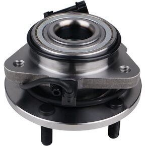 KUSATEC 513200 Front Wheel Bearing and Hub Assembly Compatible with Chevy Blazer RWD 1998-2005, GMC Jimmy 1998-2004, 5 Lug Bolts w/ABS