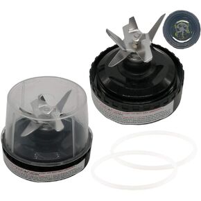 Joystar 2 قطعة شفرة بديلة لخلاط نظام المطبخ Ninja Mega بقدرة 1500 واط/محضر الطعام مع BL770A 30/ BL770 30/BL773CO 30/BL771 30/BL772 30 و1200 واط NINJA ULTRA BlenderBL780 30/BL780C0 30