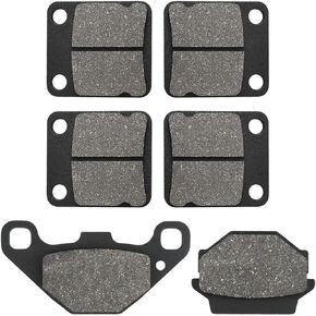 ZICOO Front & Rear Brake Pads for Suzuki LT-A 500 LT-F 500 Vinson 500 LTA500 LTF500 2003-2007