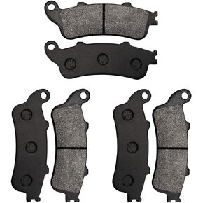 VTX 1800 Brake Pads Front and Rear for Honda Goldwing 1800 GL1800 2001-2016, VTX1800 VTX 1800 2002-2013, CBR1100XX Blackbird 1997-2003, VFR800F Interceptor 800, ST1100 ST1300