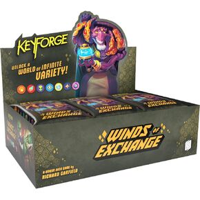 KeyForge Winds of Exchange Deck Display (Set of 12 Decks) - Discover The Merchant Compacts of Ekwidon! Card Game for Kids and Adults, Ages 14+, 2 Players, 30-45 Min Playtime, Made by Ghost Galaxy