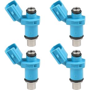 JDMON Fuel Injectors Compatible with Yamaha 40 HP-50 HP-60 HP 4 Stroke 50 HP-60 HP 2 Stroke Replacement for 6C5-13761-00-00 4Pcs