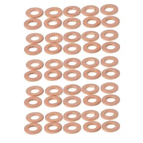 F00VC17503 12pcs Copper Shim Clip Washer Nozzle Copper Washer Gasket for Common Rail Injector Diesel Fuel Pump (F00VC17503, 12)