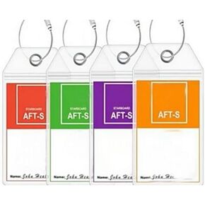 Cruise Luggage Suitcase Tag Holder-Clear Waterproof Travel Essentials -Vacation Must Have Luggage Accessories Travel Gift- Ship ID Badge Cover