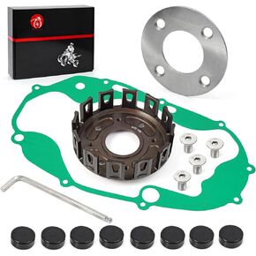 CNC Billet Heavy Duty Clutch Basket Kit & Gasket for Yamaha Banshee 350 YFZ 350 RZ 350 1987-2006