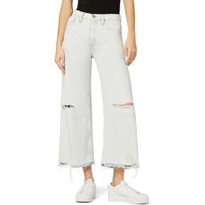 HUDSON Women's Jodie High Rise, Loose, Wide Leg Crop Jean