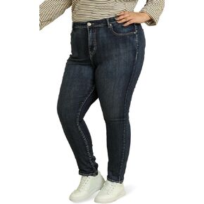 Women's Plus Size Slim Fit Skinny Jeans High Waist Totally Shaping Denim Jeans