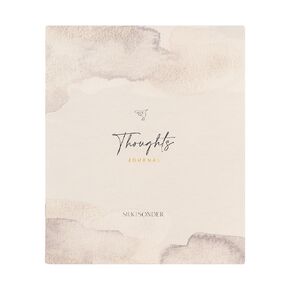 Silk & Sonder Thoughts Journal with Open Space for Reflection, Bullet-Journaling, Self-Care & Planning - Designed for Easy Personalization