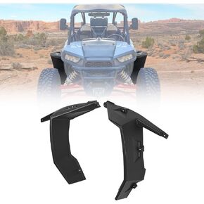 KEMIMOTO XXL Wider Fender Flares 2PCS Compatible with RZR, Extended 8.5 Inches Front Full Mud Flaps Compatible with 2014-2023 Polaris RZR XP 1000 / Turbo/S 1000/900 / 900S 2 or 4 Seater OEM#2881985