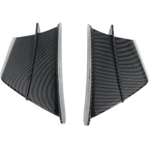Wind Winglets, 1 Pair Motorcycle Aerodynamic Wing Carbon Fibre Style Side Fairings Winglets Universal Fit for Honda Xmax Z400 NINJA400 CBR