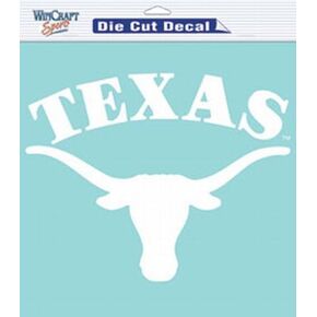 WinCraft NCAA Texas Longhorns Die-Cut Decal, 8"x8", Team Color
