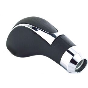 Arenbel Car Leather Gear Stick Shifter Lever Handle Type R Shift Grip Knob Fit Most Manual Auto Transmissions, Black