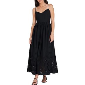 Club Monaco Women's Embroidered Eyelet Maxi Dress