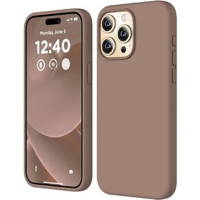 Compatible with iPhone 15 Pro Max Case, Liquid Silicone Case, Full Body Shockproof Protective Cover Slim Thin Phone Case with Soft Anti-Scratch Microfiber Lining, 6.7 inch-Baby Blue