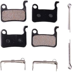 2 Pairs Bike Brake Pads,Bicycle Disc Brake Pads Mountain Bike Brake Pads Replacement Compatible with Shimano