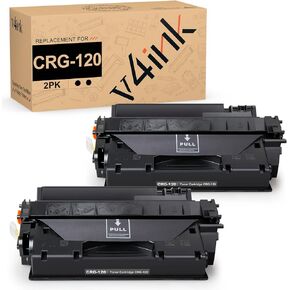 v4ink 2PK Compatible Toner Cartridge Replacement for Canon 120 CRG-120 2617B001AA Toner High Yield Black Ink for Canon ImageCLASS D1100 D1120 D1320 D1350 D1150 D1180 D1170 D1370 Printer