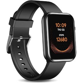 Ticwatch GTH smartwatch 24H Skin Temperature Measurement Blood Oxygen 24H Heart Rate Monitoring Sleep Tracking 5ATM Water Resistant Rating Stress Tracking 10 Days Battery Life Smart Watch in Kuwait