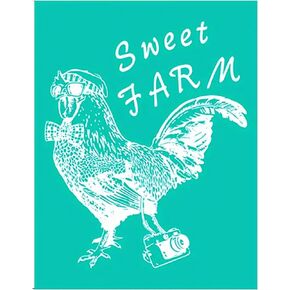 JAJADO Eagle Silk Screen Stencils Self- Adhesive Stencil Reusable Washable Forest Bird Wildlife DIY Stencils Mesh Stencils for Wood/Canvas/Furniture/Wall Art Crafts Project DIY Home Decor 8.5x11 inch