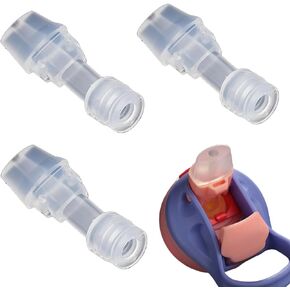 3 Pack Silicone Bite Valve Replacement for Contigo Water Bottles,Multi-Pack Water Bottle Mouthpiece Repalcement Compatible with Contigo Water Bottles Bite Valve,Without cup cap