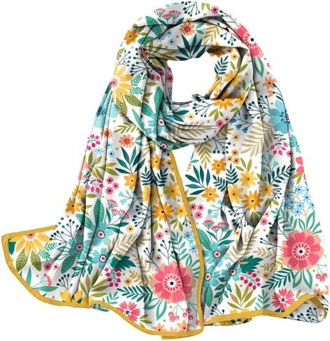 Scarves Scarf Silk Feeling Long Satin Scarf Lightweight Shawls Fashion Aesthetic Decoration for Women Girls in Kuwait