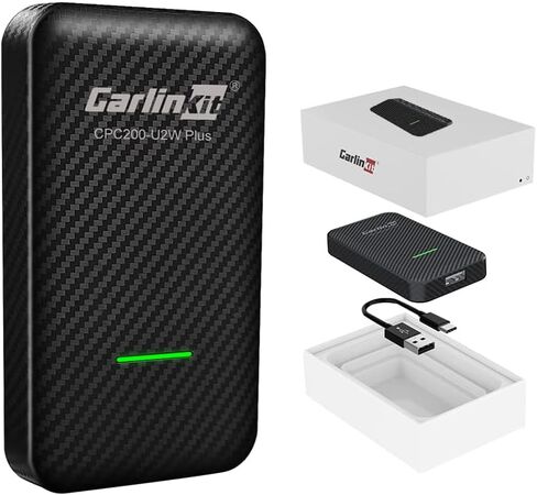 محول CarPlay اللاسلكي أحدث CarlinKit 3.0 يدعم Siri/GPS/الموسيقى/الاتصال التلقائي/الترقية عبر الإنترنت/قابل للتخصيص. معدل نقل 5.8 جيجا هرتز يحول السلكية إلى لاسلكية في ثوان in Kuwait