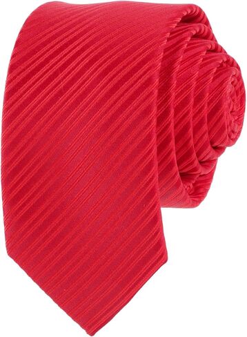 ربطة عنق رجالية صلبة هدية عيد الحب صديقة للبيئة نحيفة أنيقة وربطة عنق مخططة مع منديل مجاني in Kuwait