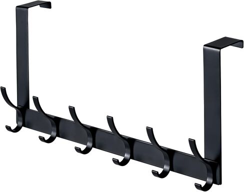 BOOMIBOO Over The Door Hooks, Sturdy Door Hanger, Towel Rack Towel Hooks for Bathroom 12 Hooks Large Over The Door for Bathroom, Bedroom，Kitchen in Saudi Arabia