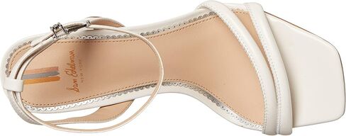 Sam Edelman Women's Kia Heeled Sandal, Bright White, 6.5 in Kuwait