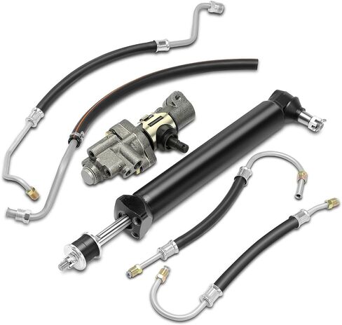 A-Premium Power Steering Valve Cylinder Ram Hose Kit Compatible with Chevrolet Corvette 1963-1979 5.3L 5.4L 5.7L 6.5L 7.0L 7.4L, Replace # 1505001, 1502007 in Saudi Arabia