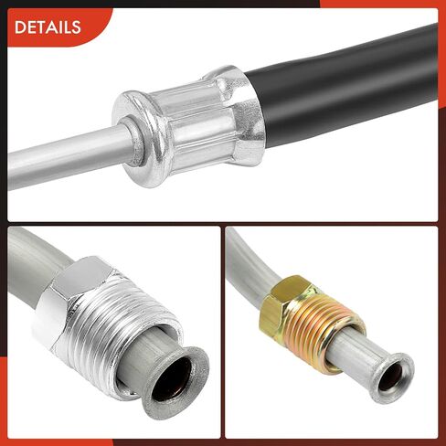 A-Premium Power Steering Valve Cylinder Ram Hose Kit Compatible with Chevrolet Corvette 1963-1979 5.3L 5.4L 5.7L 6.5L 7.0L 7.4L, Replace # 1505001, 1502007 in Saudi Arabia