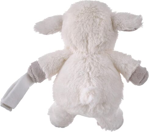 Little Love by NoJo Lamb Shaped White and Taupe Plush Pacifier Buddy in Saudi Arabia