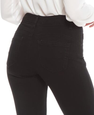 جينز نسائي متعدد الاستخدامات بقصة ضيقة - جينز تنحيف قابل للتمدد للنساء للتحكم في البطن بنطال جينز ضيق عند الكاحل in Kuwait