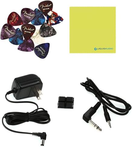 حزمة دواسة المرشح الذكي من Source Audio SA248 Spectrum مع كابل الآلة، ومصدر الطاقة، و12x ملتقطات رفرف وقطعة قماش سائلة لتلميع الصوت in Saudi Arabia