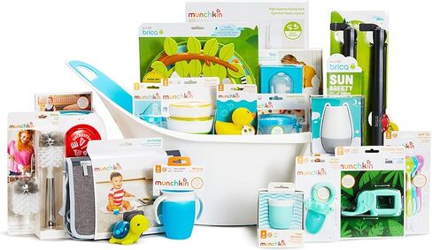 Munchkin® Very Important Baby Gift Set, Blue - Curated Munchkin Favorites, Gift-Ready Packaging in Saudi Arabia