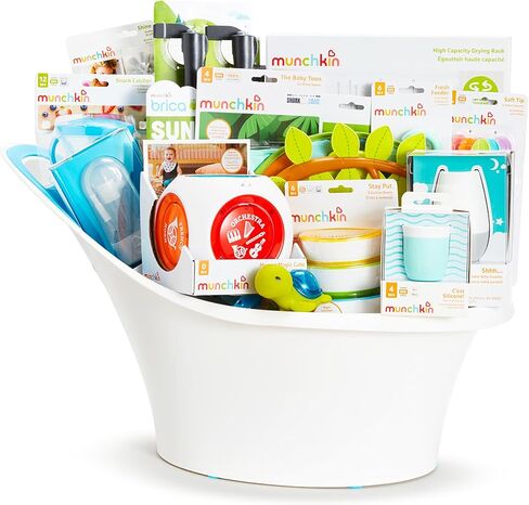 Munchkin® Very Important Baby Gift Set, Blue - Curated Munchkin Favorites, Gift-Ready Packaging in Saudi Arabia
