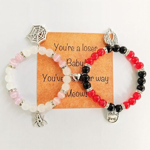 أساور هازبين المتطابقة أساور قشر الزاوية التأثيرية للزوجين من أفضل الأصدقاء in Kuwait