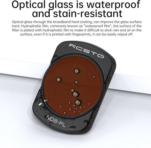 مجموعة مرشحات RCGEEK ND متوافقة مع DJI OSMO Pocket 3، 5 عبوات من مرشحات عدسة الكاميرا المستقطبة والكثافة المحايدة لملحقات DJI Osmo Pocket 3 (UV، ND8/PL، ND16/PL، ND32/PL، ND64/PL) in Kuwait