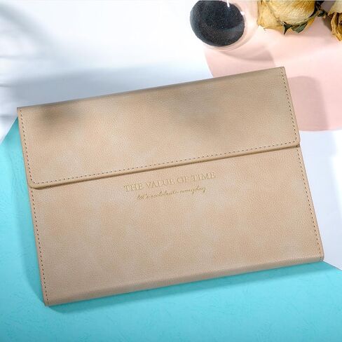 Magnetic Journal for Women and Girls, A5 Leather Hardcover Journaling Notebook, 224 Pages 100 Gsm Thick Paper Lined Mood Tracker Journals for Writing, 5.7x8.3 In, Pink in Saudi Arabia