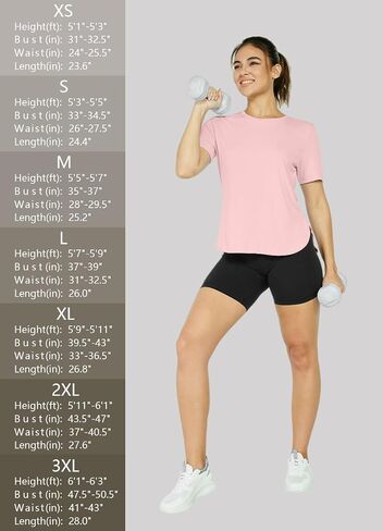 Women's Workout Tops Short Sleeve Shirts Sun Protection Shirt UV SPF UPF 50+ Hiking Running Quick Dry in Saudi Arabia