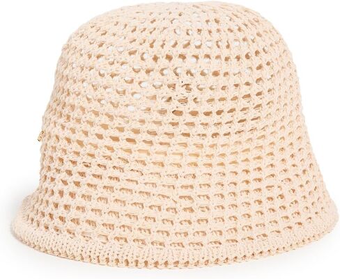 قبعة دلو منسوجة مفتوحة للنساء من Lele Sadoughi in Kuwait