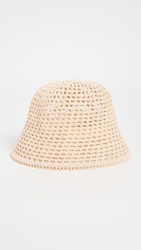 Lele Sadoughi Women's Open Weave Bucket Hat in Saudi Arabia