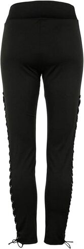 xxxiticat Women's Lace Up Legging Pants High Wasit Side Tie Up Eyelet Bandage Bodycon Gym Sportswear Long Trousers in Saudi Arabia